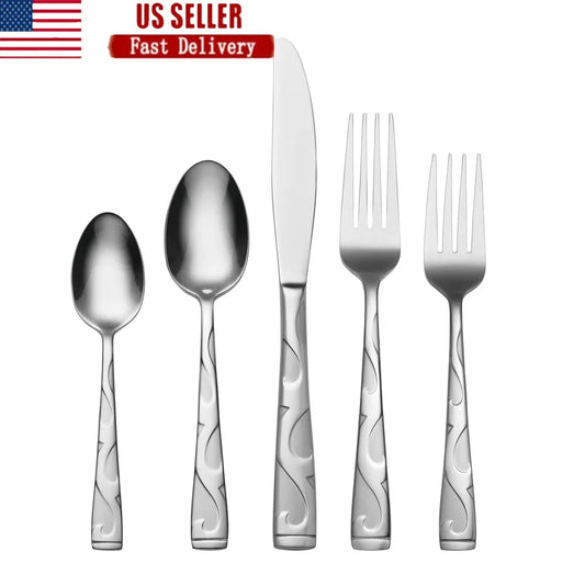 Tuscany 20-Piece Stainless Steel Flatware Set