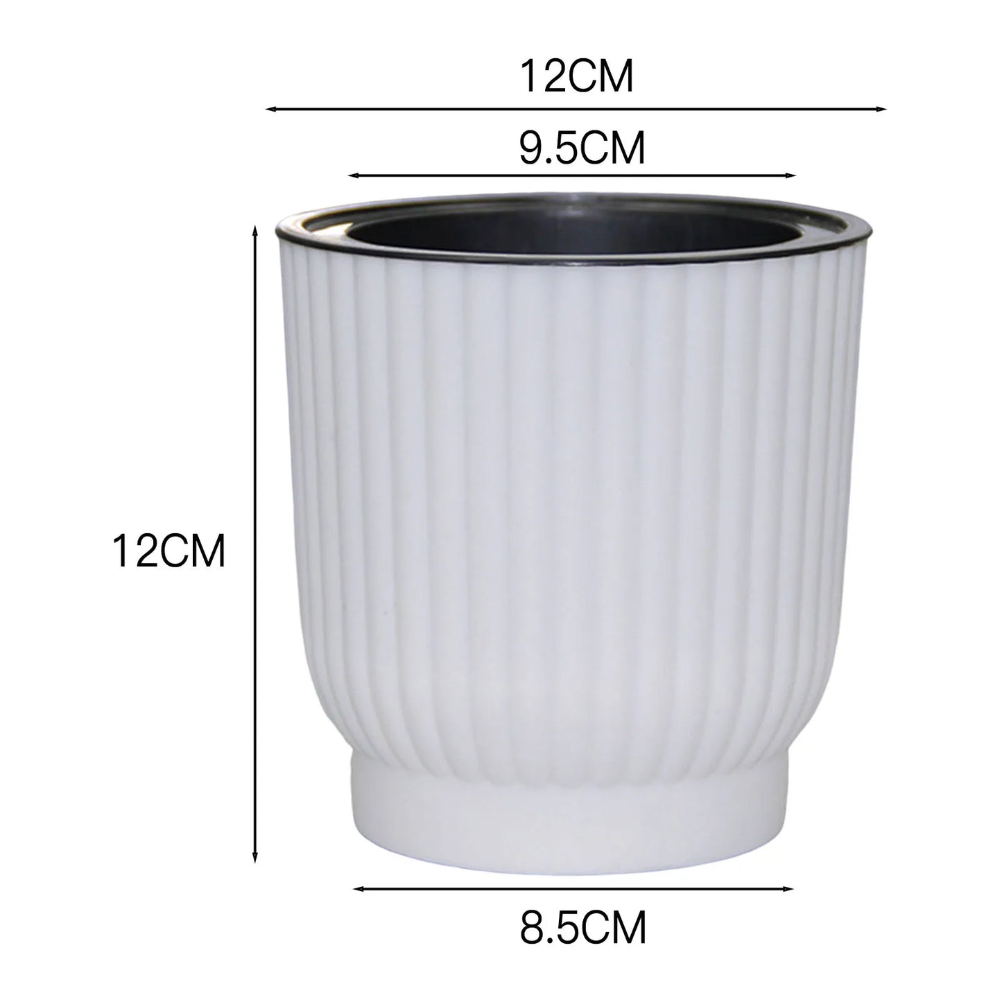 Water Absorbing Flower Pots Elegant Promote Healthy Growth Planter for Family Friend Neighbor Gift
