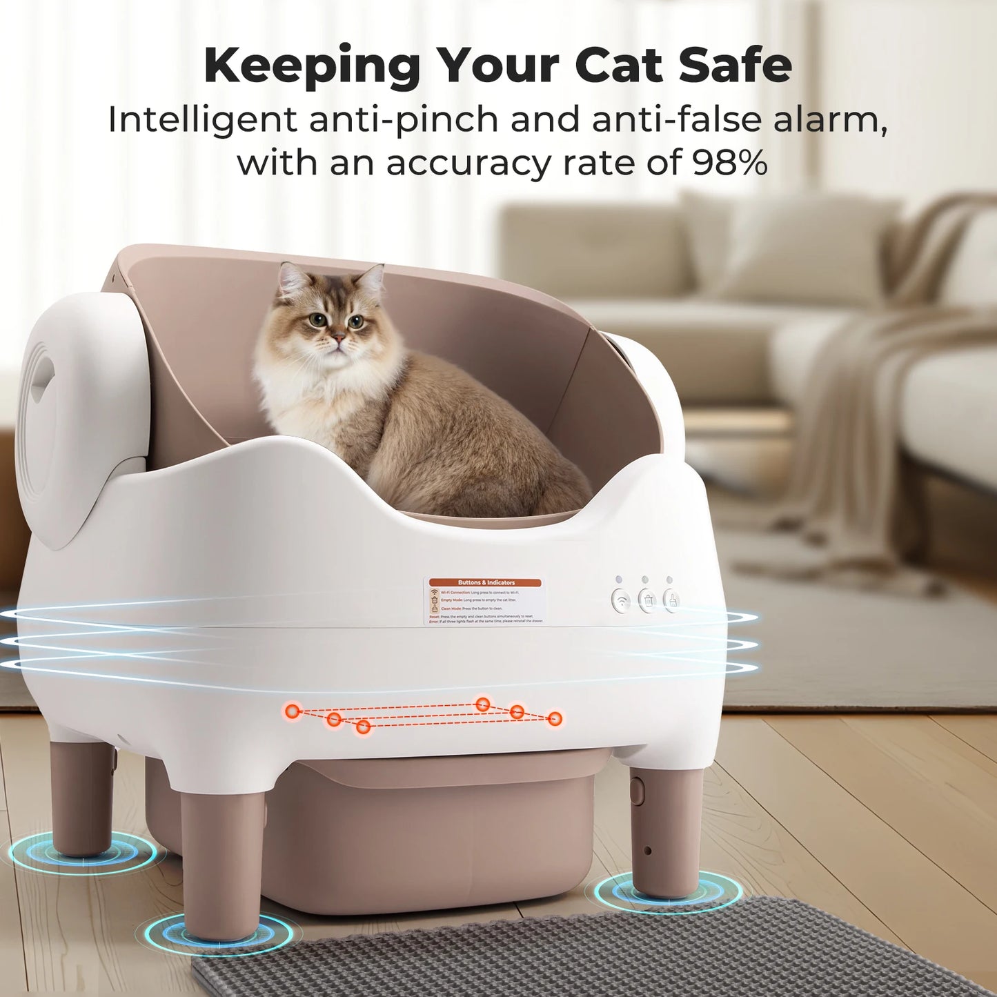 Self Cleaning Litter Box, Automatic Litter Box