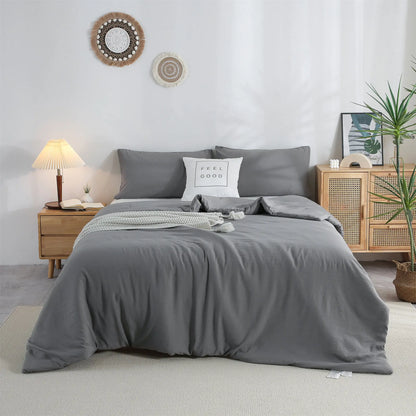 Soft Reversible Washable Bedding Comforter Set