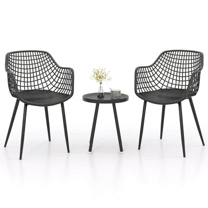 3 Piece Patio Bistro Set All Weather