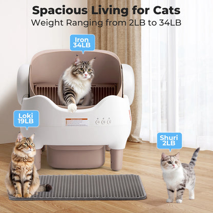 Self Cleaning Litter Box, Automatic Litter Box