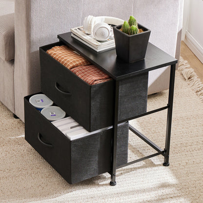 Nightstand Bedside Table Storage
