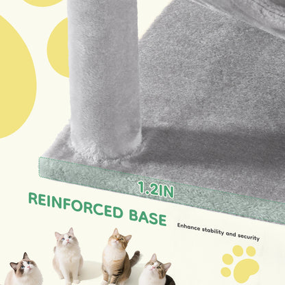 44in Tall Multi-Cat Climbing Cat Tree Tower