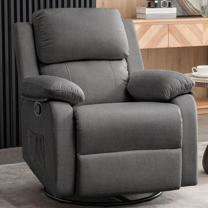 Recliner Chair, Swivel Rocker for Adults