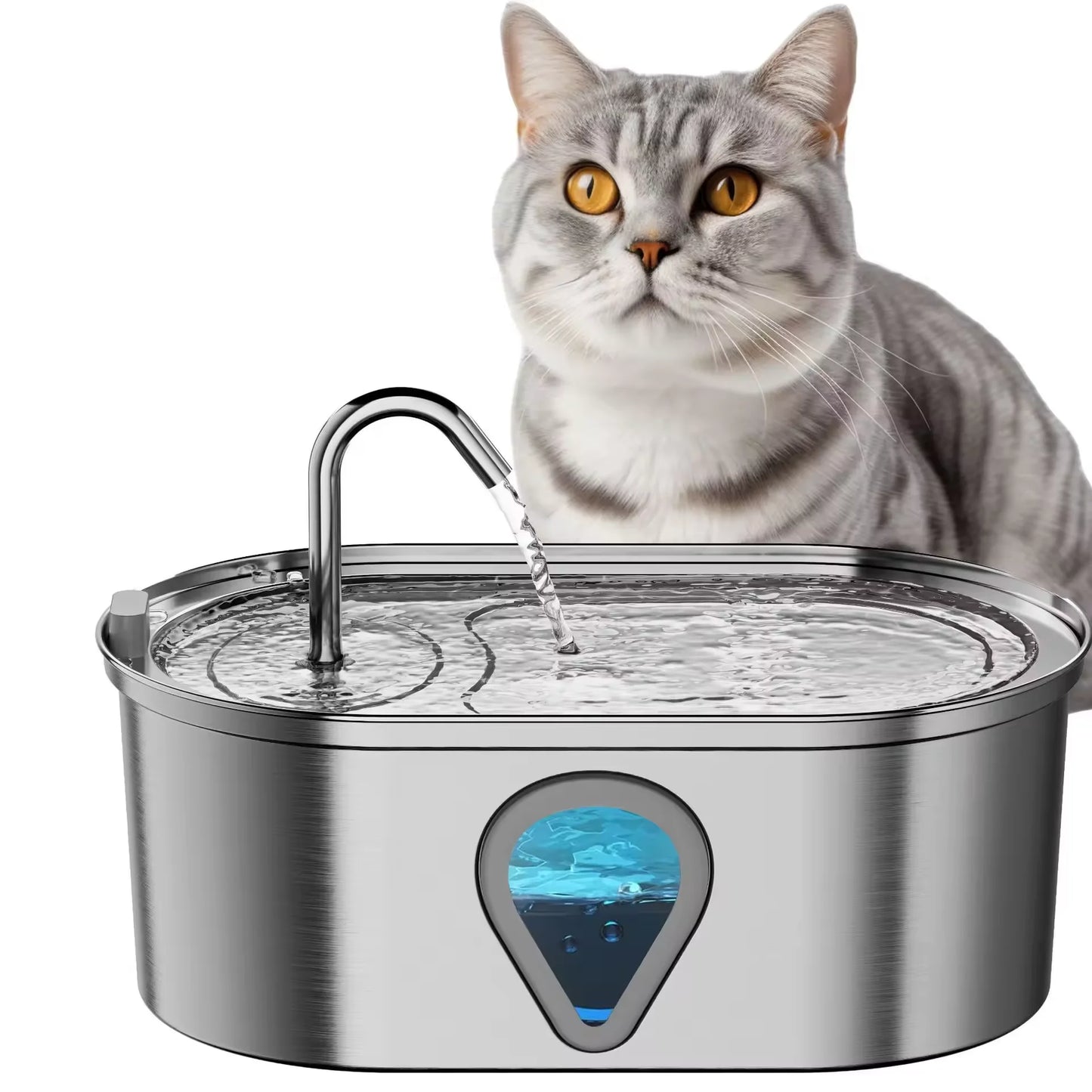 Automatic Stainless Steel Cat water Fountain
