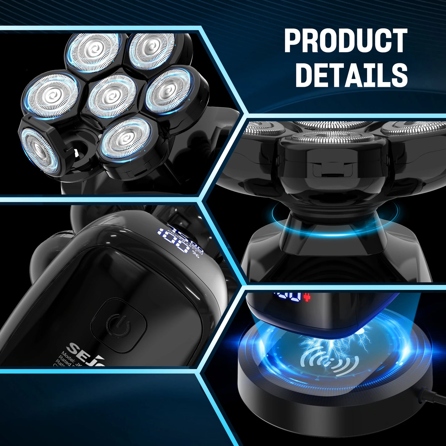 Multifunctional  Electric Shavers Kits for Men