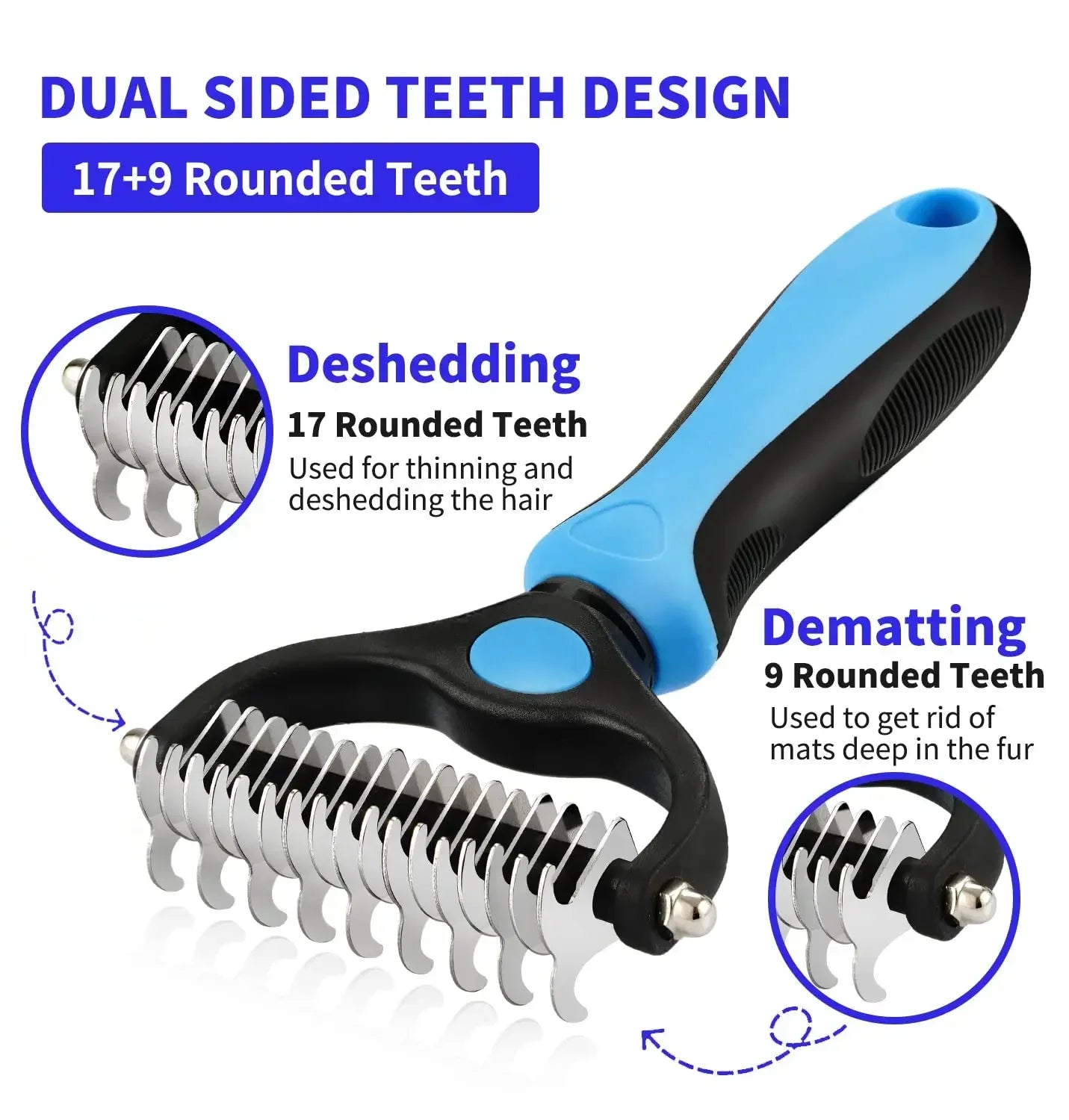 Pet Detangling Comb  for  Cat Dog Grooming