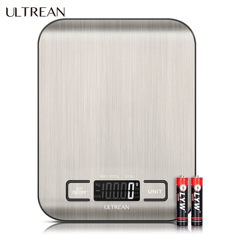 Digital Kitchen Scale - ULTREAN 5000g/1g Precision Scale