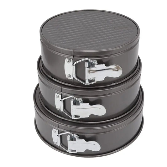 Round Springform Pans, Removable Bottom Baking Tool