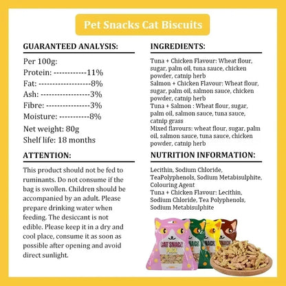 Cat Biscuits Mixed flavor Snacks