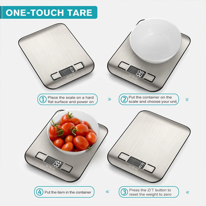 Digital Kitchen Scale - ULTREAN 5000g/1g Precision Scale