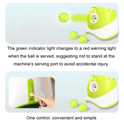 Automatic Tennis  Ball Launcher Throwing Machine Catapult