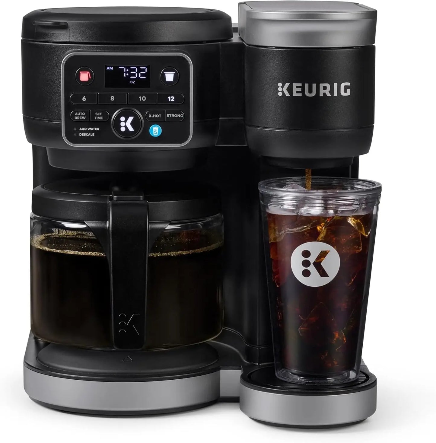 Hot & Iced Coffee Maker with MultiStream Tech, 72oz Reservoir, Ideal for Holiday Hosting and Gifts