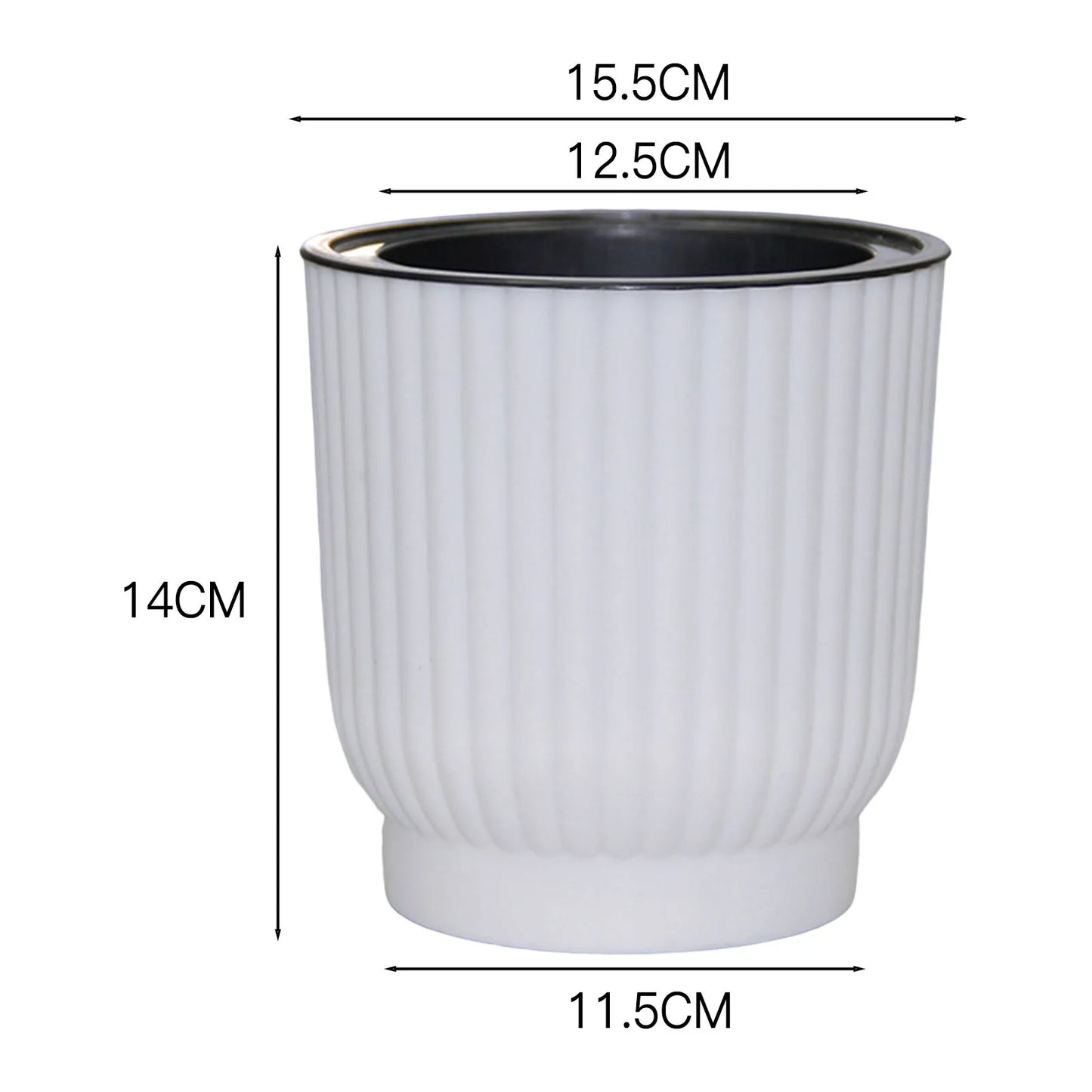 Water Absorbing Flower Pots Elegant Promote Healthy Growth Planter for Family Friend Neighbor Gift
