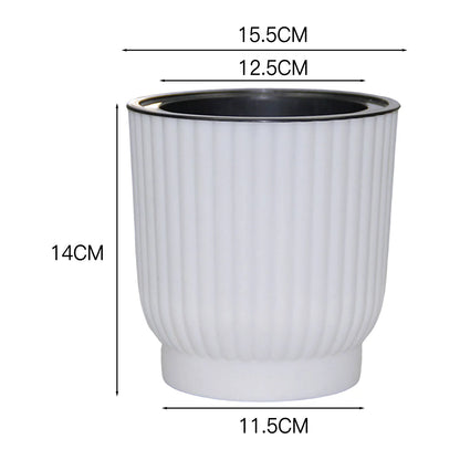 Water Absorbing Flower Pots Elegant Promote Healthy Growth Planter for Family Friend Neighbor Gift