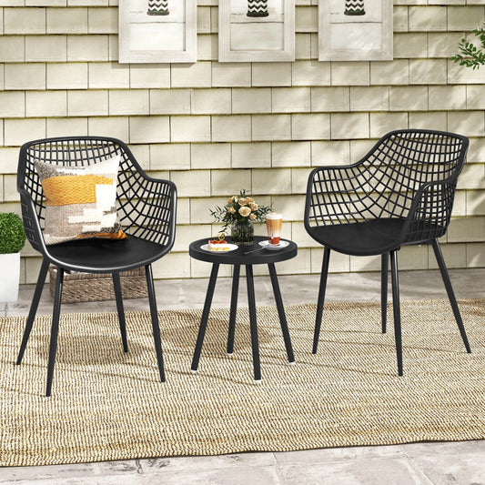 3 Piece Patio Bistro Set All Weather
