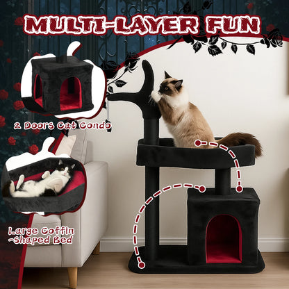 44.5" Heavy Duty Gothic  Cat Tree
