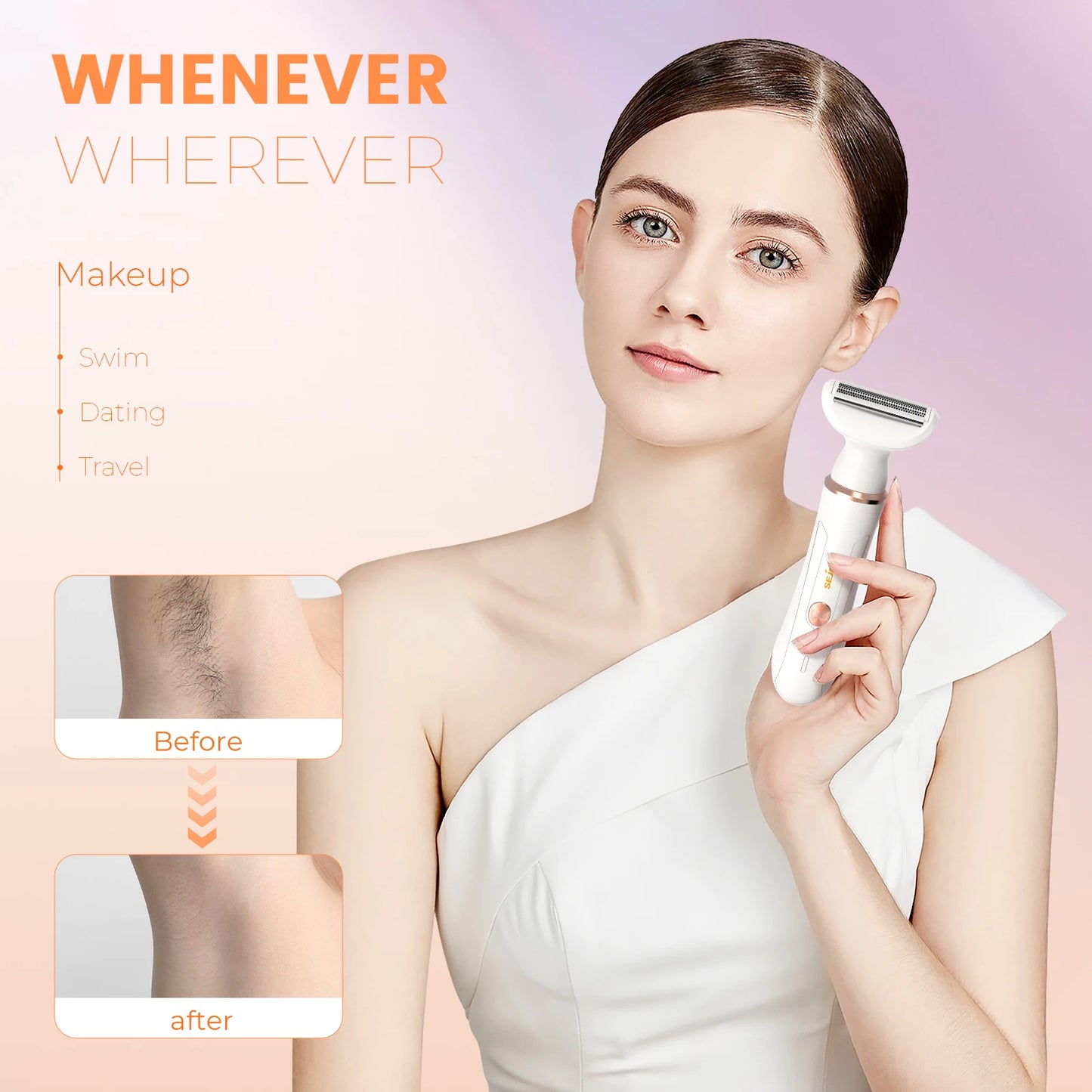 Portable 4 in 1 Electric Razors for Women