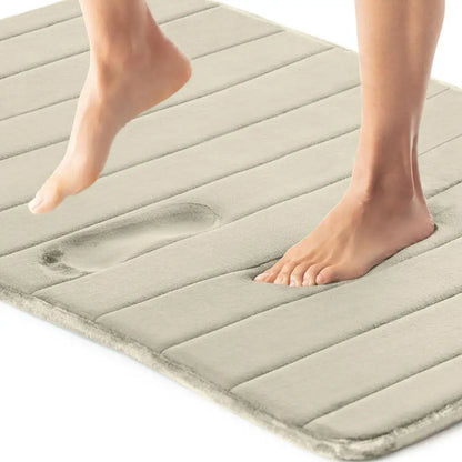 Thick Memory Foam Bath Mat Ultra Absorbent