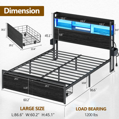 Full/Queen Size Bed Frame