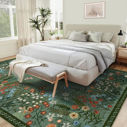 Boho Washable Rugs Soft Indoor Carpet