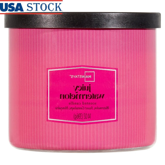 3-Wick Juicy Watermelon Scented Candle