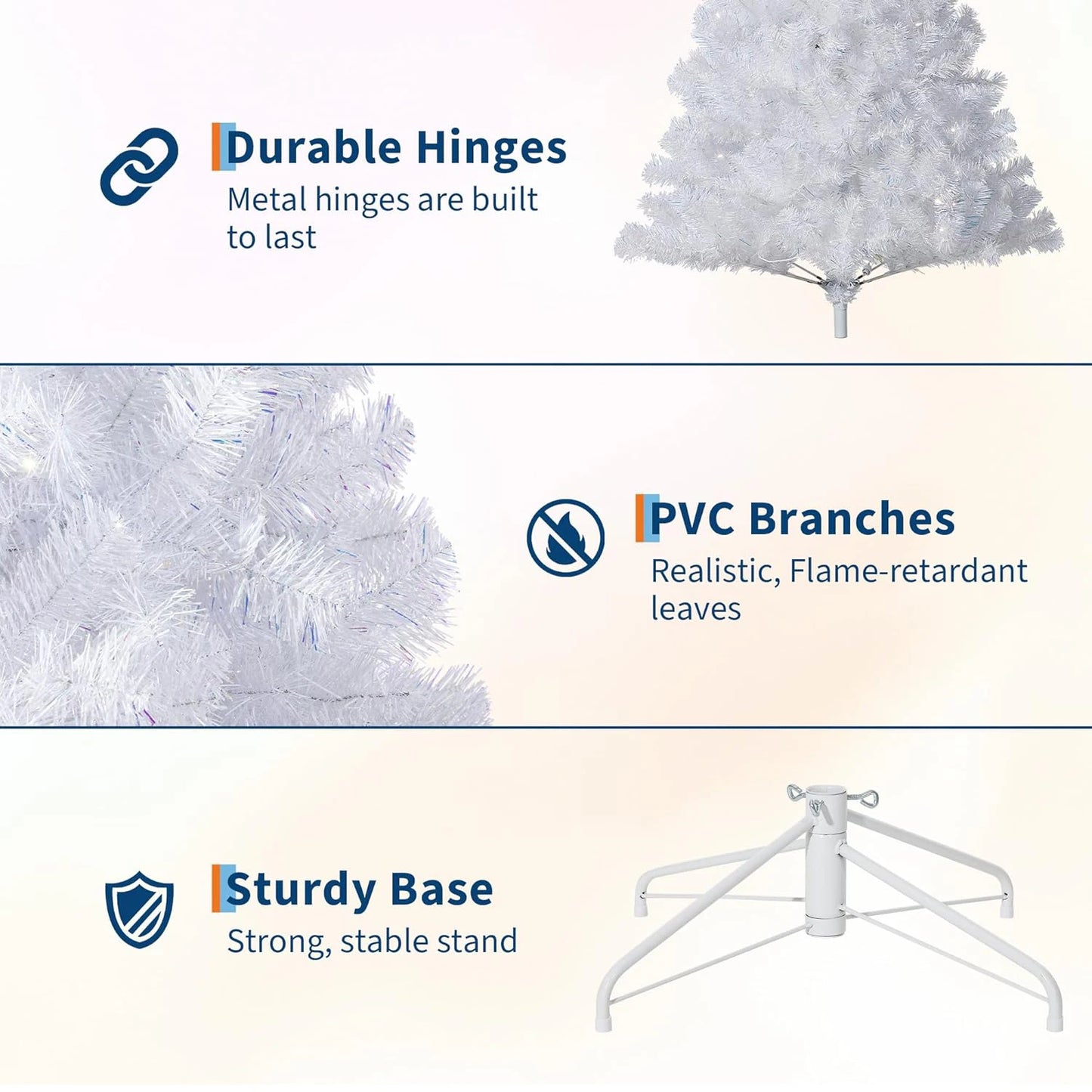 Prelit  Rose Gold Tinsel Christmas Tree