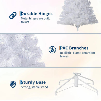 Prelit  Rose Gold Tinsel Christmas Tree