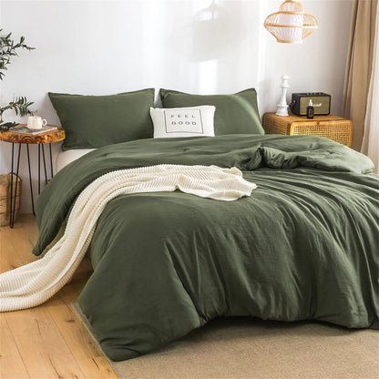 Soft Reversible Washable Bedding Comforter Set