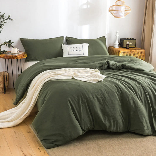 Soft Reversible Washable Bedding Comforter Set