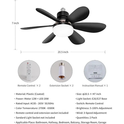 Ceiling Fans with Light