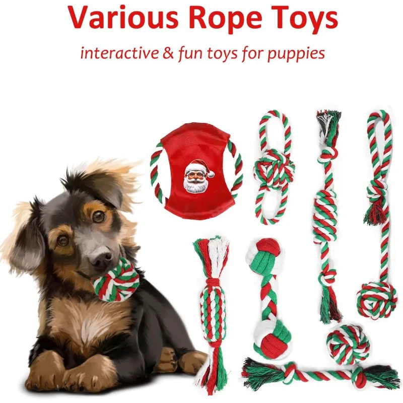 Christmas Dog Toys Bulk 15 Pack