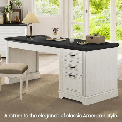 Farmhouse 55" Executive Desk, Computer Desk