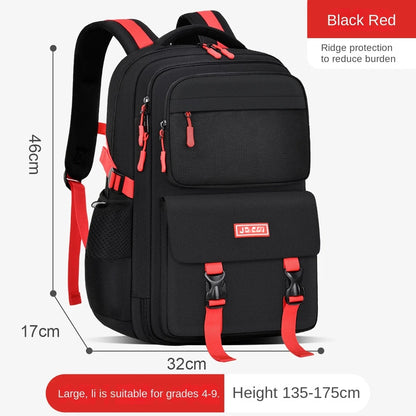 Boys Large Capacity Waterproof Backpack School Bag