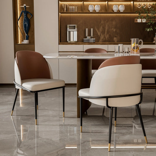 Faux Leather Dining Chairs