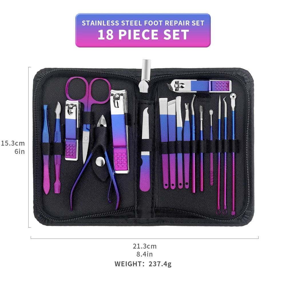 Nail Clippers Manicure and Pedicure Tool Set