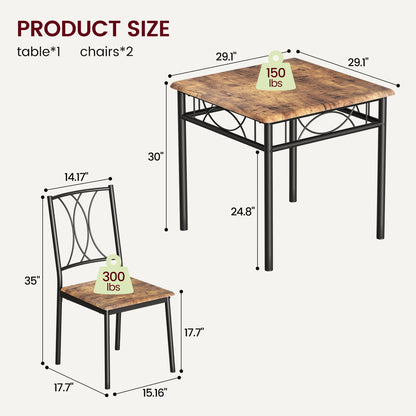 Dining Table Set for 2