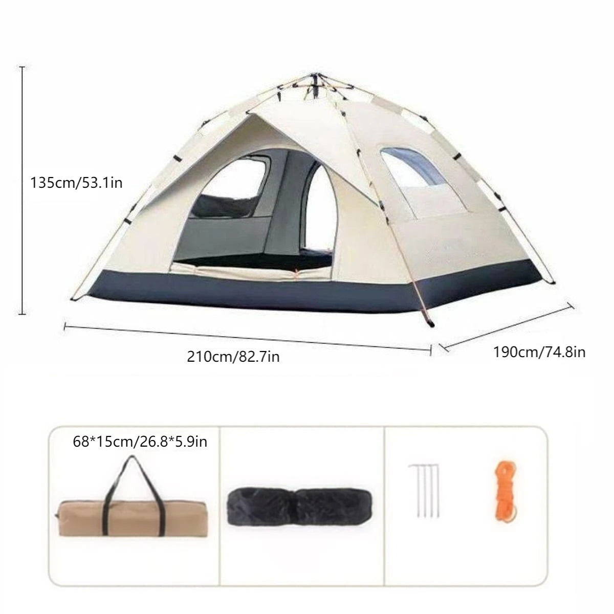 Automatic Quick-opening Outdoor Tent