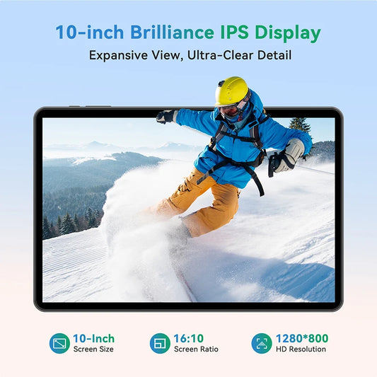 10.1" 2025 Tablet Android 15