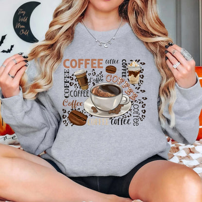 Coffee Graphic Sweatshirt