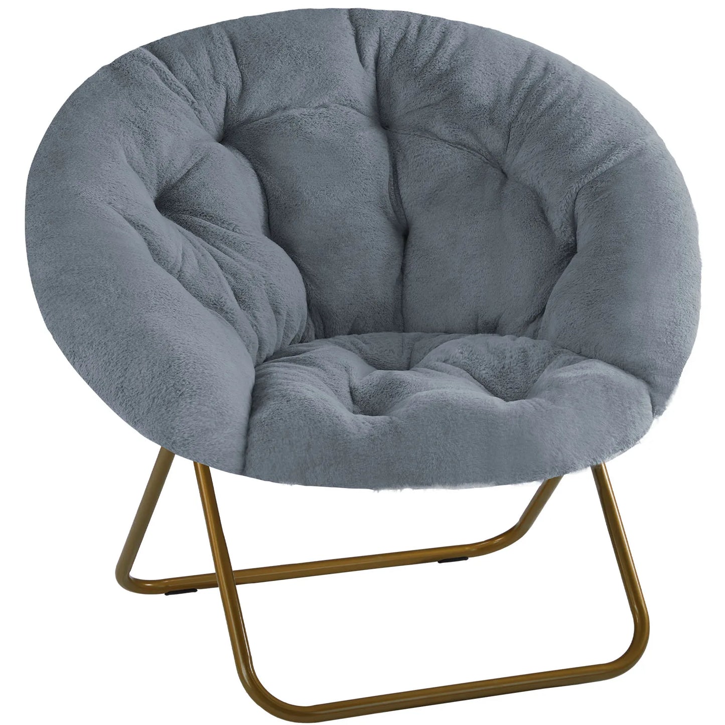 Cozy Saucer Chair Faux Fur