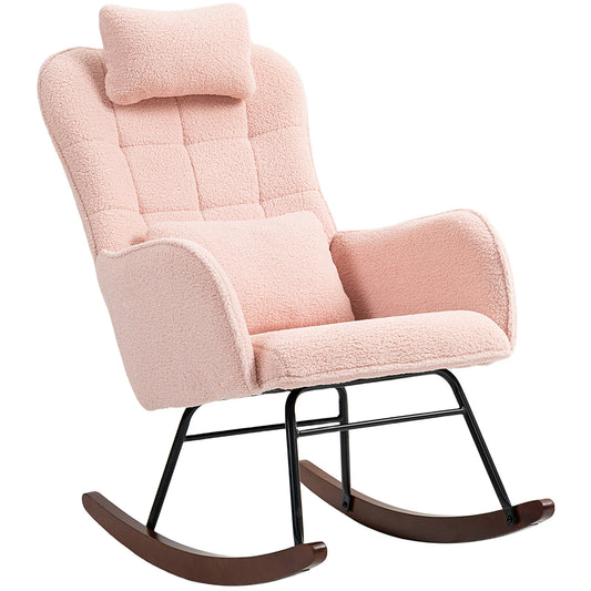 Rocking Chair with Headrest