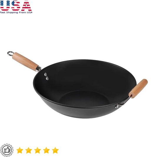 Easy Clean Carbon Steel Non-Stick Wok